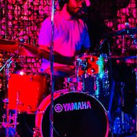 Toby on drums